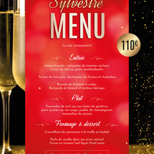 Repas de la Saint-Sylvestre au Restaurant le Red Store